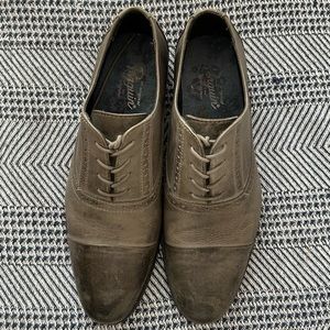 Original Penguin Gray Leather Oxford, size 10
